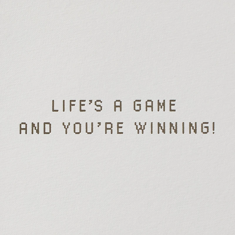 Life's a Game You're Winning Birthday Card for only USD 7.59 | Hallmark
