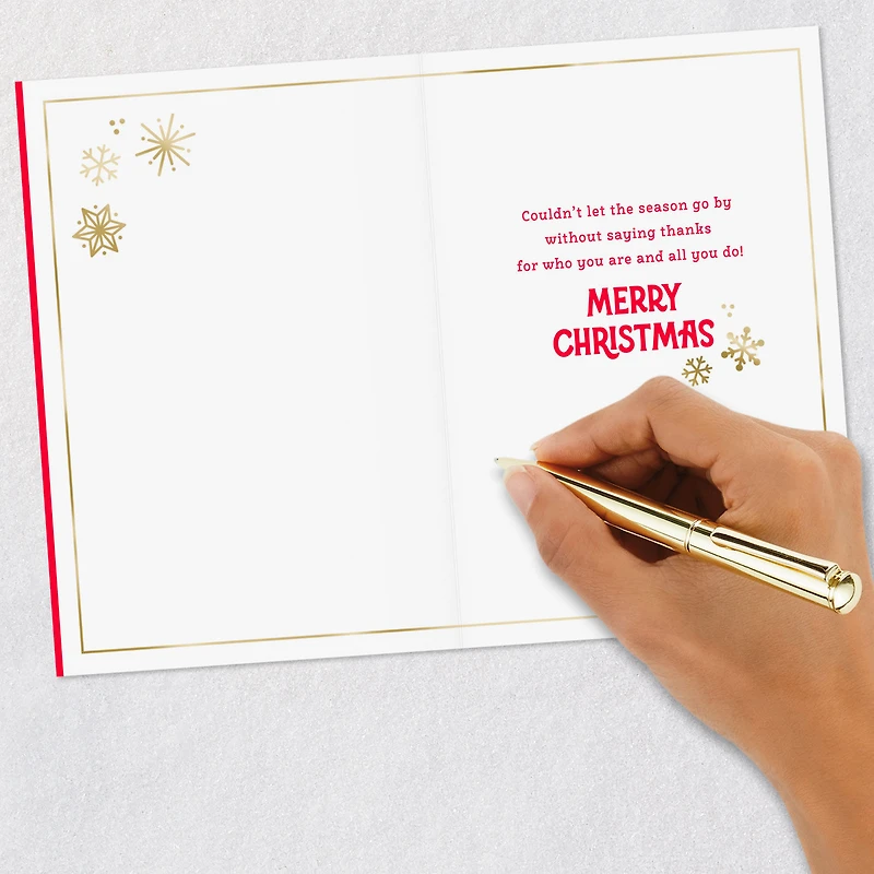 Grateful for You Christmas Thank-You Card for only USD 2.99 | Hallmark