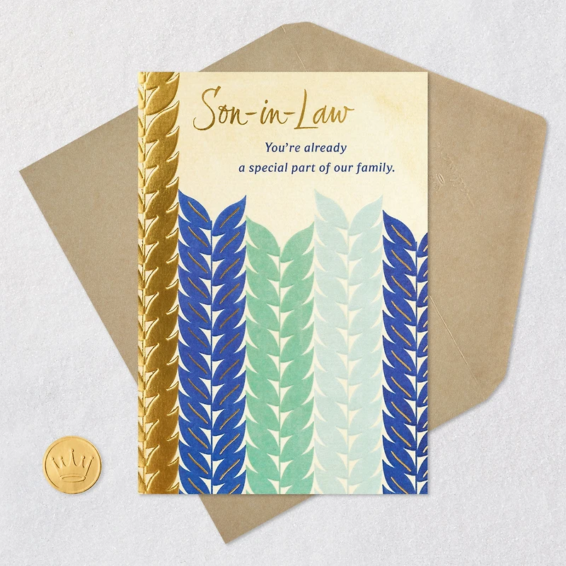 You're a Special Part of Our Family Wedding Card for Son-in-Law for only USD 3.99 | Hallmark