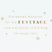 Frohe Weihnachten German-Language Christmas Card for only USD 4.59 | Hallmark
