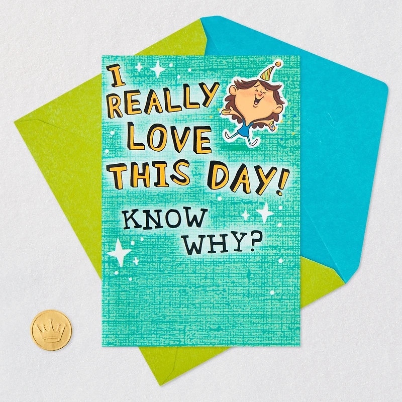 Love This Day and You Funny Pop-Up Birthday Card for Him for only USD 5.99 | Hallmark