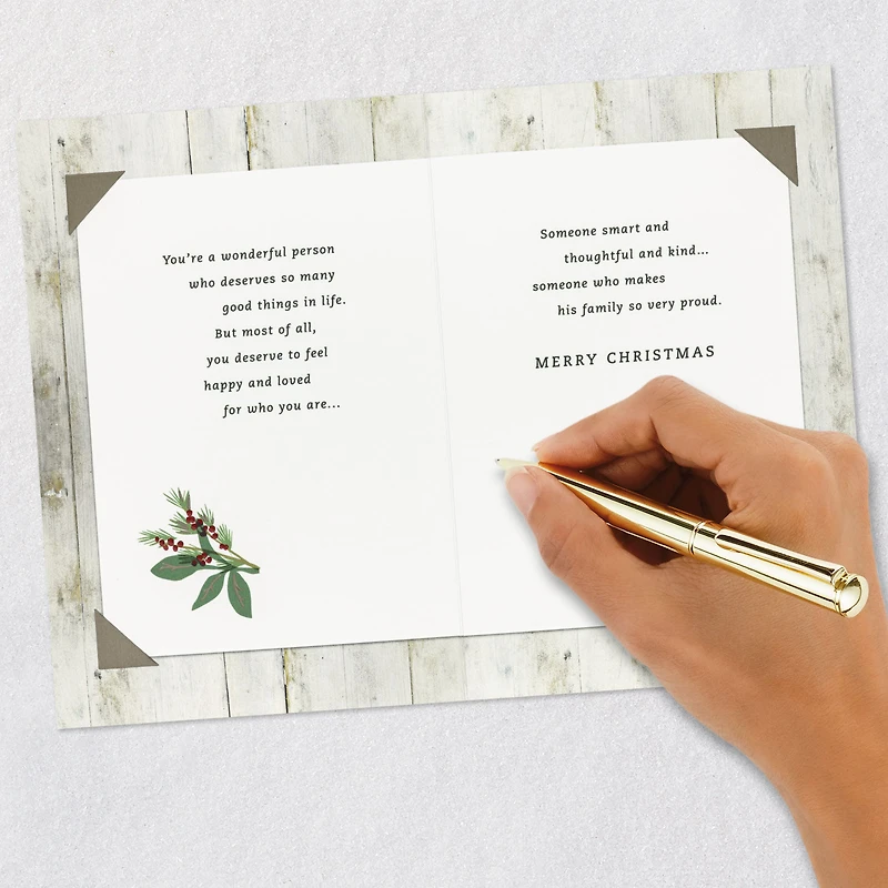 You're a Wonderful Person Christmas Card for Son for only USD 5.59 | Hallmark