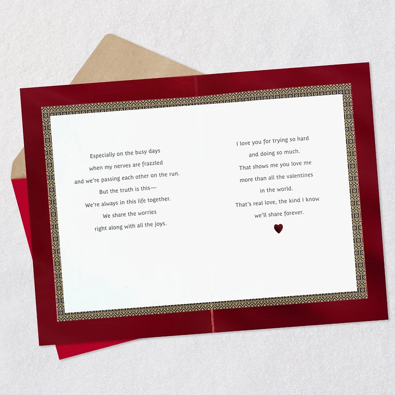 We're in This Life Together Valentine's Day Card for Husband for only USD 7.99 | Hallmark