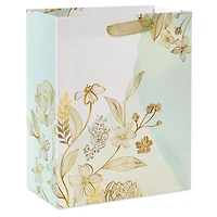 9.6" Gold Wildflowers Medium Gift Bag for only USD 3.49 | Hallmark