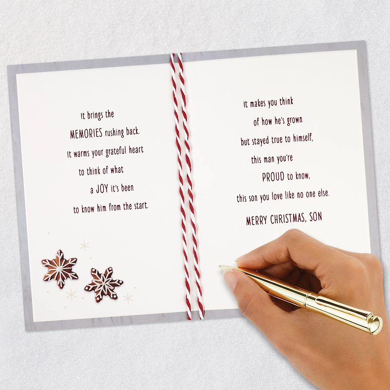 Filled With Joy, Pride and Love Christmas Card for Son for only USD 5.99 | Hallmark