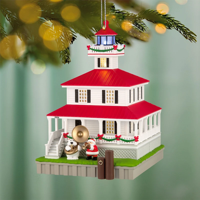 Holiday Lighthouse 2026 Ornament With Light for only USD 34.99 | Hallmark