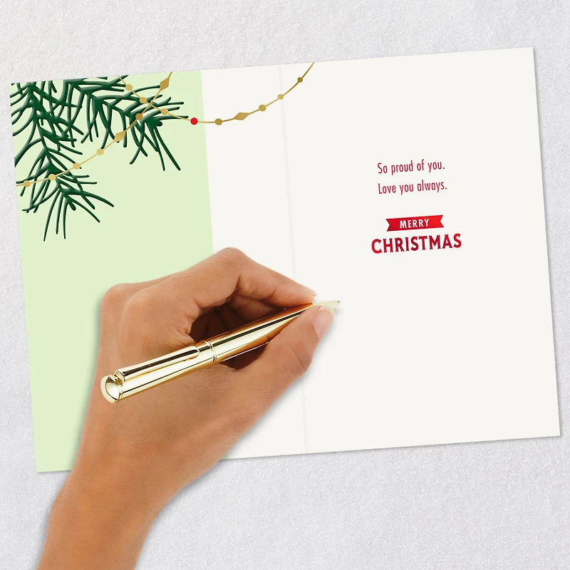 Proud of You Always Christmas Card for Grandson for only USD 3.99 | Hallmark
