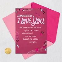Love You to the Moon and Back Valentine's Day Card for Granddaughter for only USD 5.59 | Hallmark