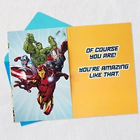 Marvel Avengers Super-Heroic Kids Birthday Card with Sound for only USD 6.59 | Hallmark