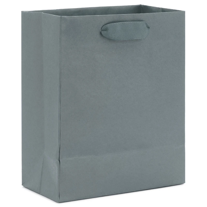 6.5" Solid Gray Small Gift Bag for only USD 2.49 | Hallmark