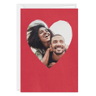 Personalized Red Heart Frame Photo Card for only USD 4.99 | Hallmark