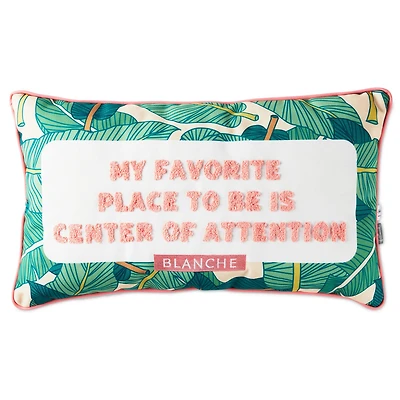 The Golden Girls Blanche Devereaux Quote Throw Pillow, 22x13 for only USD 44.99 | Hallmark