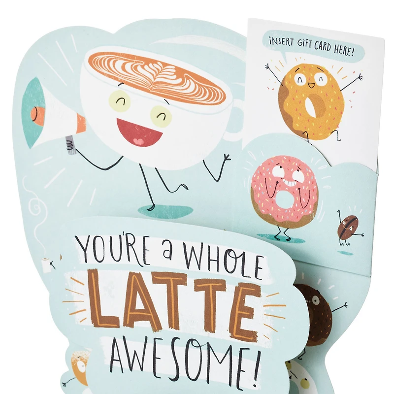 A Whole Latte Awesome Funny 3D Pop-Up Gift Card Holder for only USD 7.99 | Hallmark