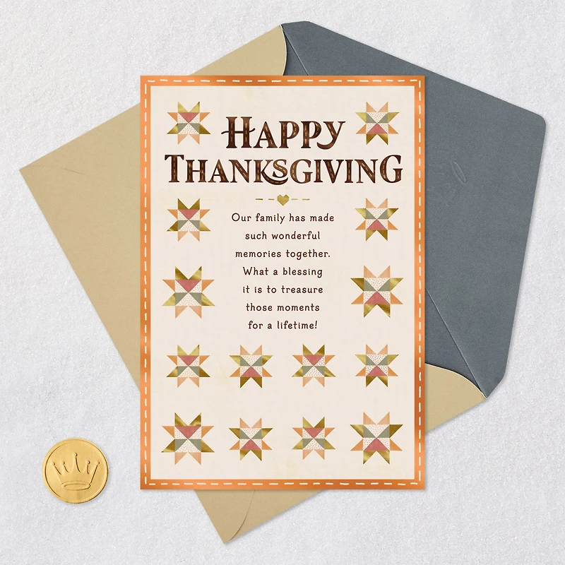 We've Made Wonderful Memories Religious Thanksgiving Card for Relative for only USD 3.99 | Hallmark