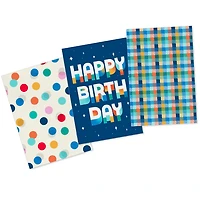 Birthday Blues 3-Pack Medium Gift Boxes for only USD 6.99 | Hallmark