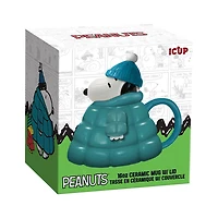 ICUP Peanuts Snoopy Puffer Jacket Ceramic Mug With Lid, 16 oz. for only USD 24.99 | Hallmark