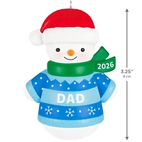 Dad Snowman 2026 Ornament for only USD 18.99 | Hallmark