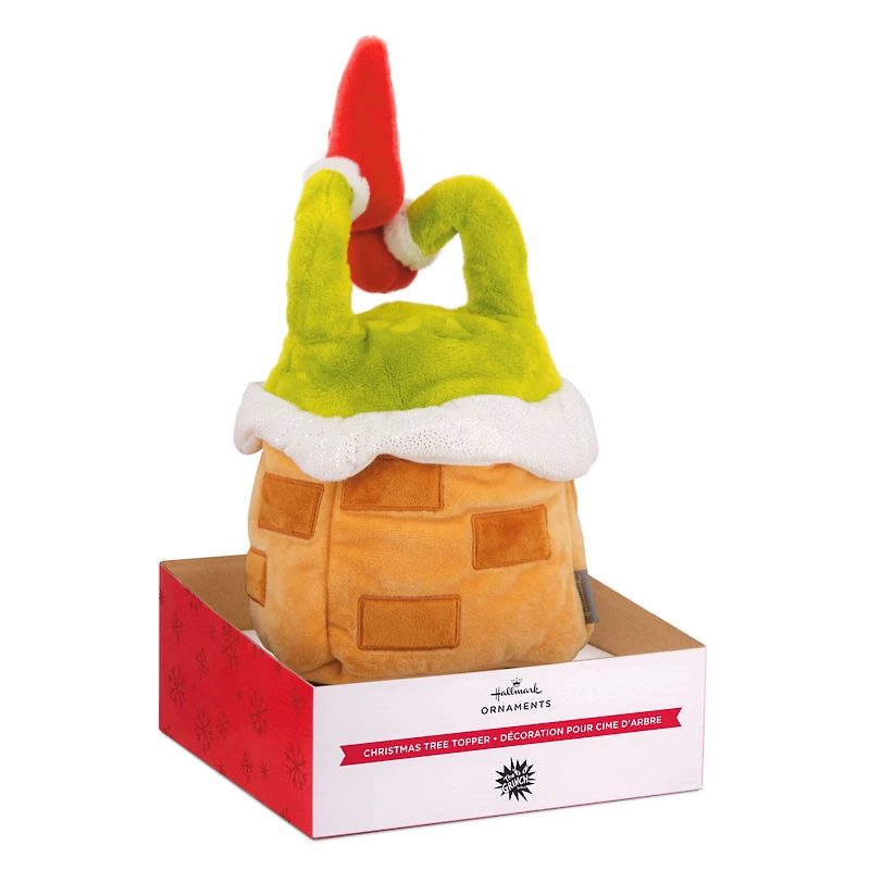 Dr. Seuss's How the Grinch Stole Christmas!™ Plush Fabric Hallmark Tree Topper, 13.75" for only USD 26.49 | Hallmark