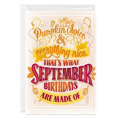 What September Is Made Of Custom Birthday Card for only USD 4.99 | Hallmark