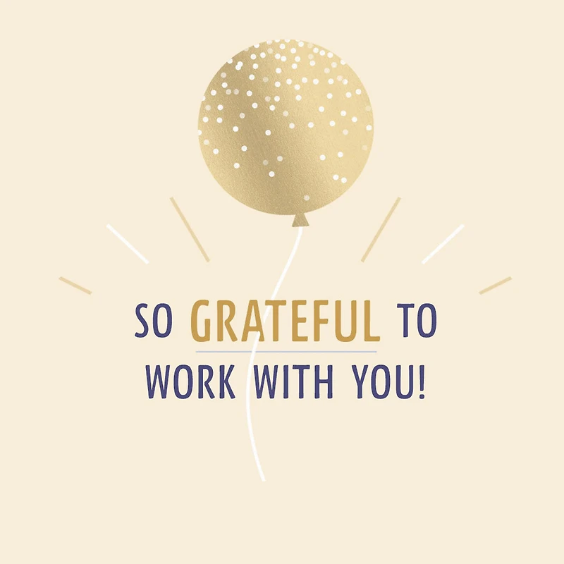 Grateful to Work With You Birthday Card for only USD 2.99 | Hallmark