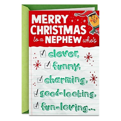 So Obviously Related Funny Christmas Card for Nephew for only USD 4.59 | Hallmark
