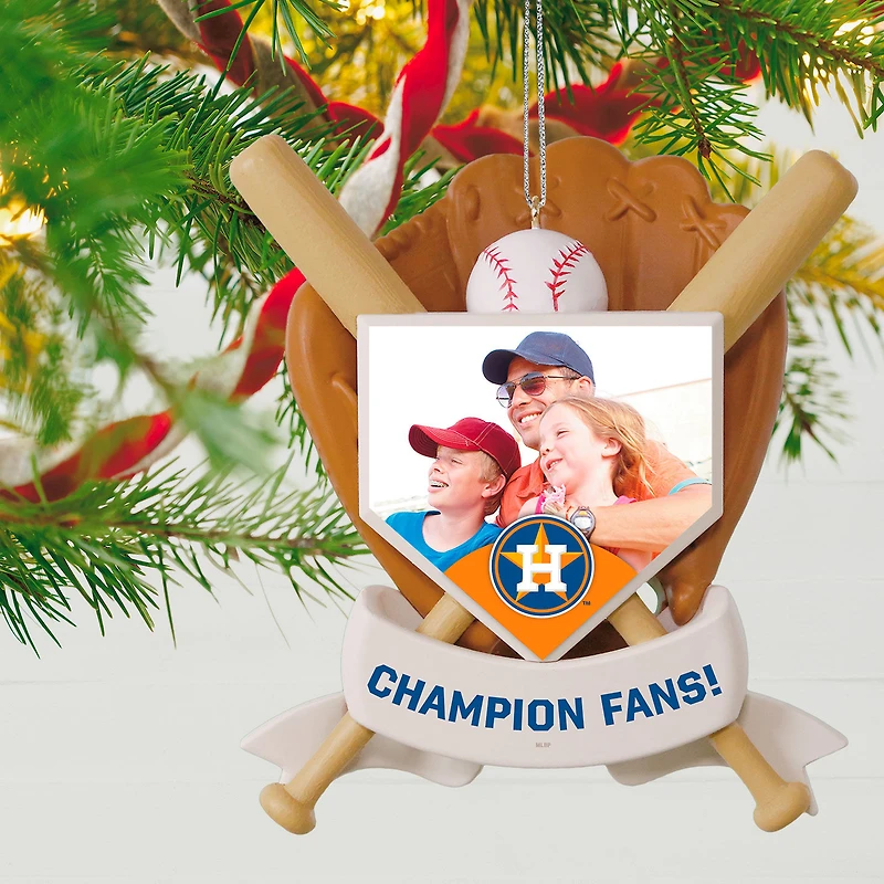 MLB Houston Astros™ Baseball Personalized Ornament, Custom Photo and Text for only USD 30.99 | Hallmark