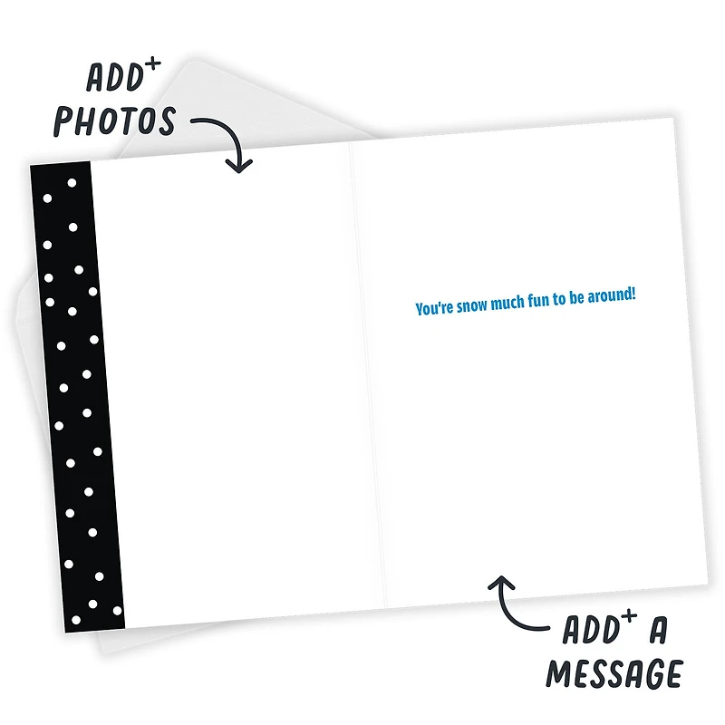 Modern Snowman Custom Holiday Card for only USD 4.99 | Hallmark