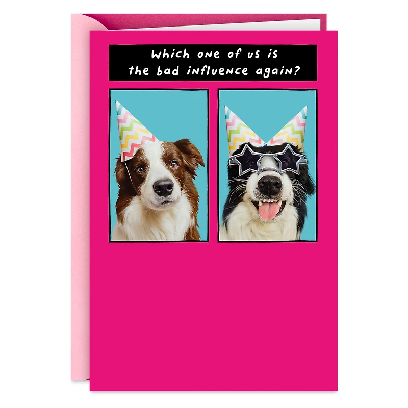 Favorite Bad Influence Funny Birthday Card for Sister for only USD 4.49 | Hallmark