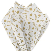 Gold Congrats Graduation Tissue Paper, 6 sheets for only USD 1.99 | Hallmark