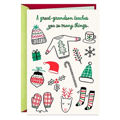 Love and Pride Christmas Card for Great-Grandson for only USD 2.99 | Hallmark