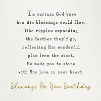 God's Great Idea Religious Birthday Card for only USD 4.99 | Hallmark