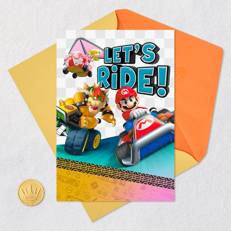 Nintendo Mario Kart™ Let's Ride Birthday Card for only USD 2.99 | Hallmark