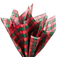 Red and Green Christmas Plaid Tissue Paper, 6 sheets for only USD 1.99 | Hallmark