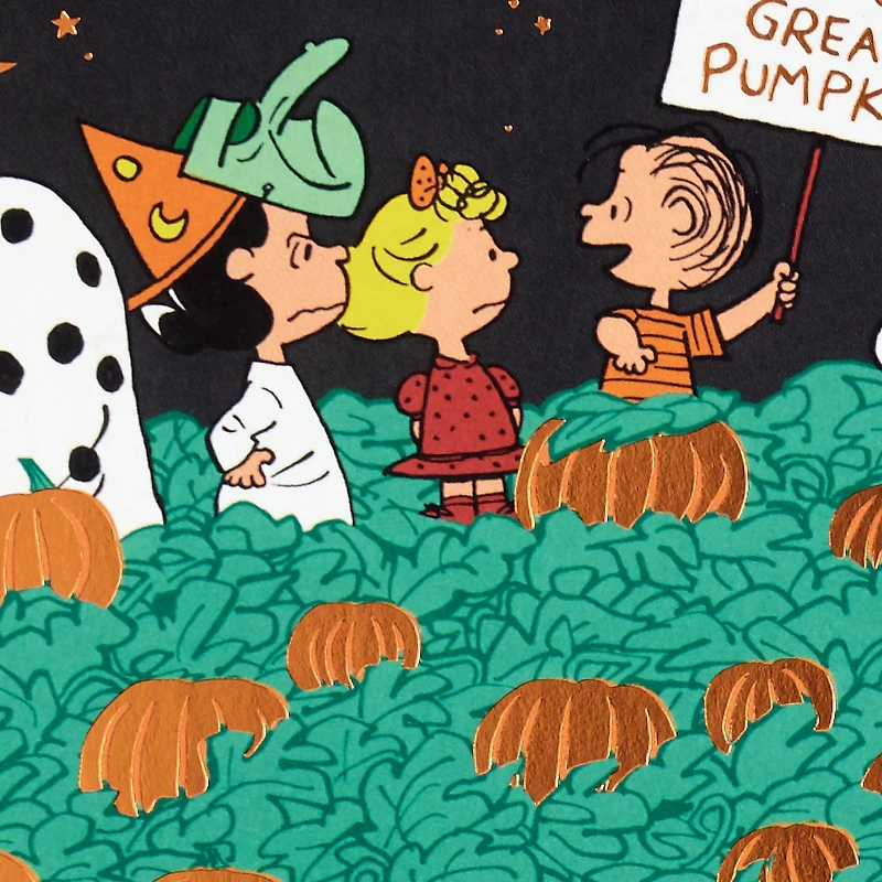 Peanuts® Welcome Great Pumpkin Halloween Card for only USD 3.29 | Hallmark