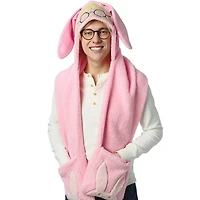 A Christmas Story™ Ralphie's Pink Bunny Suit Hooded Scarf With Pockets for only USD 29.99 | Hallmark