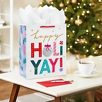 13" Happy Holi-Yay! Large Christmas Gift Bag for only USD 4.49 | Hallmark