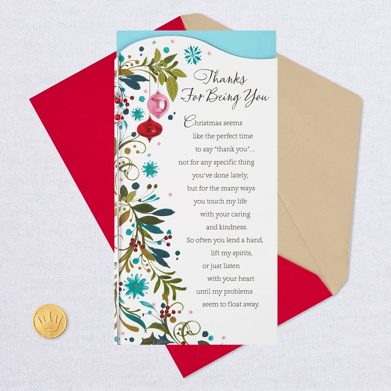 Thanks for Being You Christmas Card for only USD 4.99 | Hallmark
