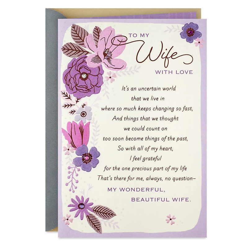 My Wonderful, Beautiful Wife Romantic Anniversary Card for only USD 7.59 | Hallmark