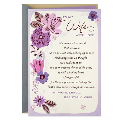 My Wonderful, Beautiful Wife Romantic Anniversary Card for only USD 7.59 | Hallmark