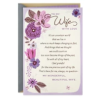 My Wonderful, Beautiful Wife Romantic Anniversary Card for only USD 7.59 | Hallmark