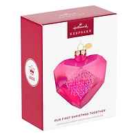 Our First Christmas Together 2026 Glass Ornament for only USD 28.99 | Hallmark