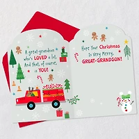 Santa With a Wish for You Christmas Card for Great-Grandson for only USD 2.00 | Hallmark
