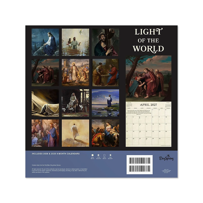 Light of the World 2027 Inspirational 12-Month Wall Calendar, 12x12 for only USD 17.99 | Hallmark