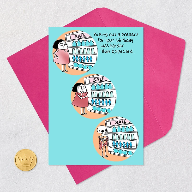 Picking Out Your Present Funny Birthday Card for only USD 4.49 | Hallmark