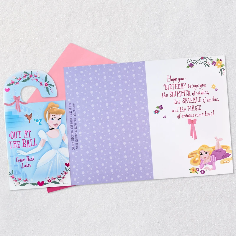 Disney Princesses All-About-You-Day Birthday Card with Door Hanger for only USD 5.59 | Hallmark