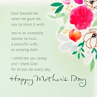 God Blessed Me With You Religious Mother's Day Card for Wife for only USD 6.99 | Hallmark