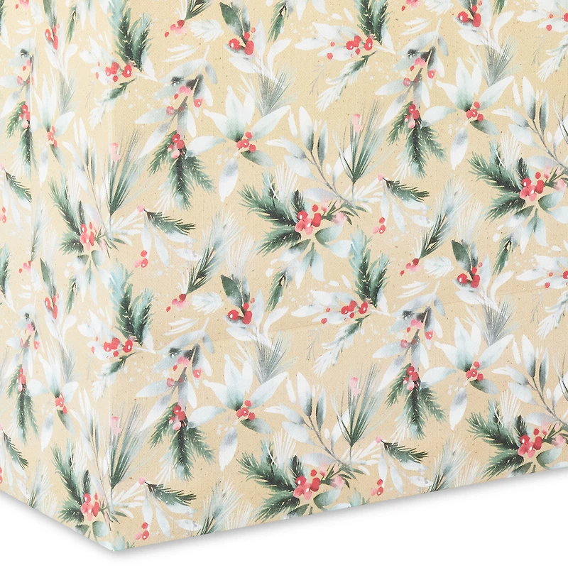 13" Berries and Greenery on Kraft Large Holiday Gift Bag for only USD 4.49 | Hallmark