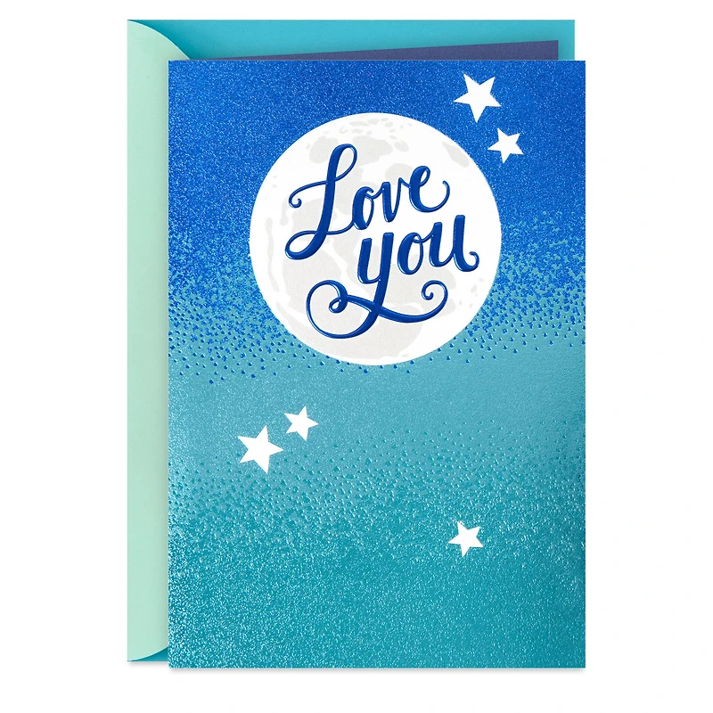 Love You Moon and Stars Love Card for only USD 5.99 | Hallmark