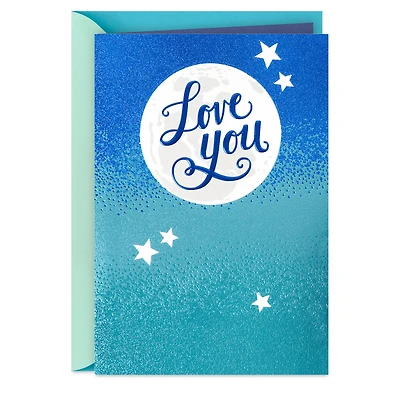 Love You Moon and Stars Love Card for only USD 5.99 | Hallmark