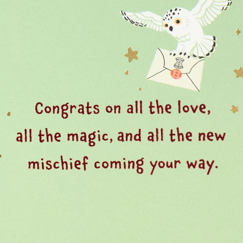 Harry Potter™ Hogwarts™ Crest Baby Shower Card for only USD 5.99 | Hallmark